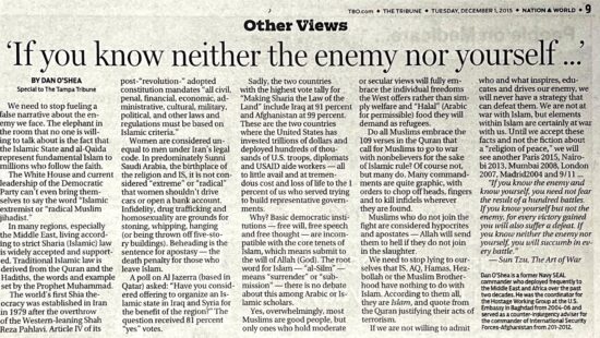 ‘If you know neither the enemy nor yourself…’